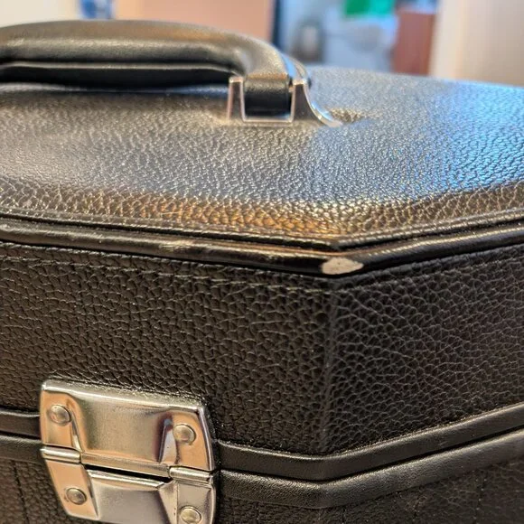 Lux de Ville | RARE! Matte Black Coffin Train Case | Retired - Picture 10 of 11